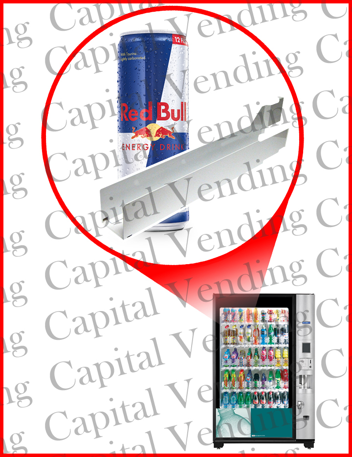 Dixie Narco BevMax 4 Narrow Can Spacer Red Bull & Energy Drinks